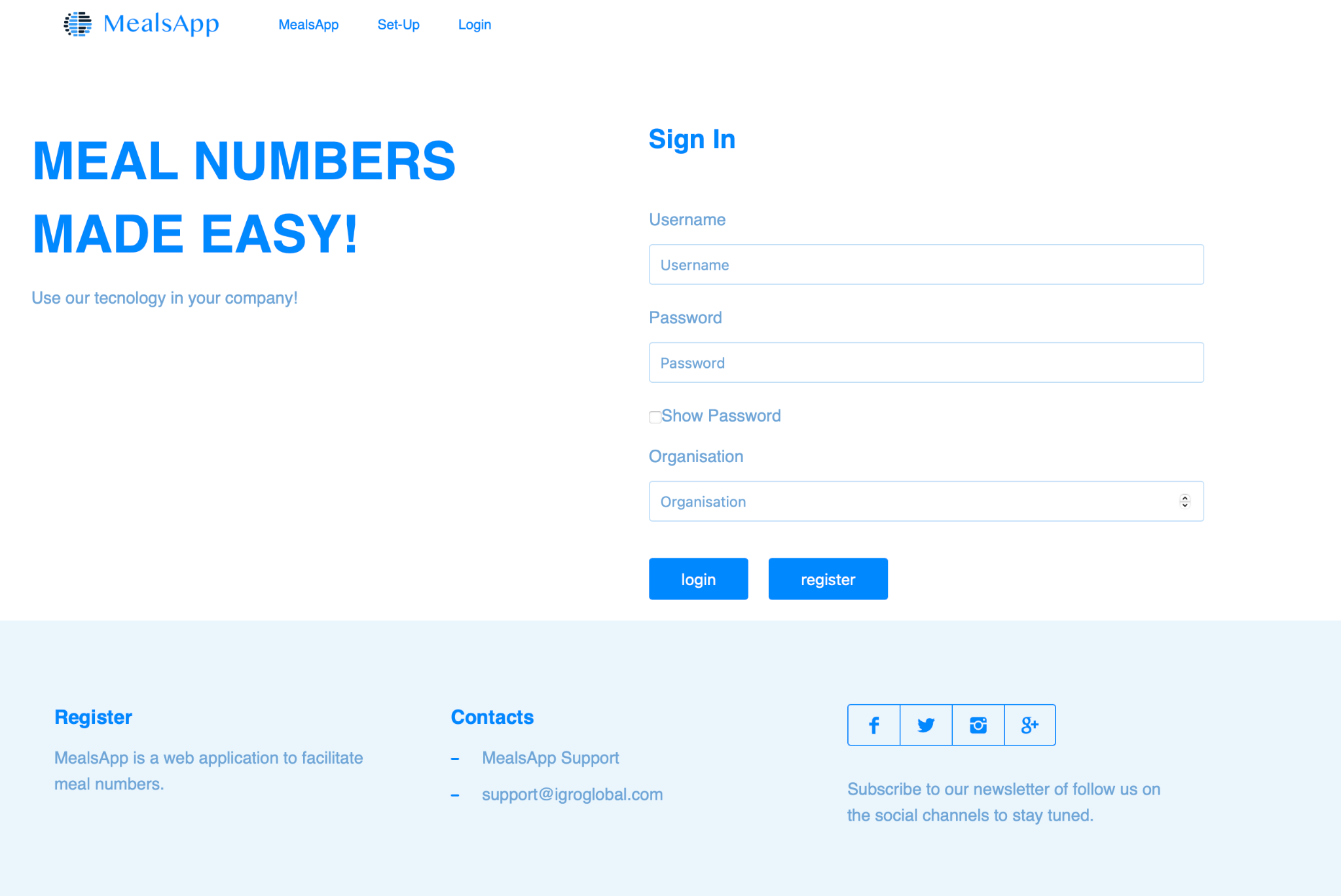 Web app